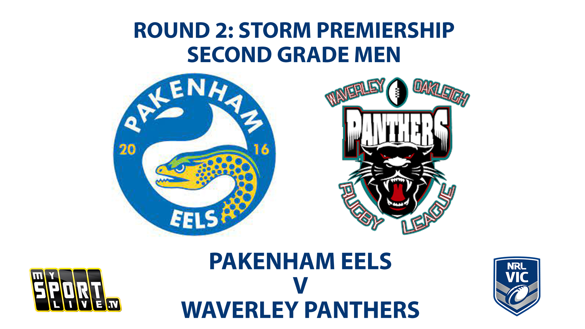 2023 RD2 Second Grade Men's: Pakenham Eels v Waverley Panthers