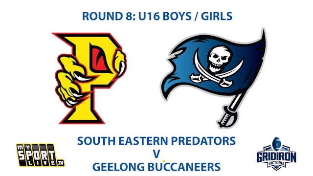 R8: GV U16 Boys - Predators v Buccaneers