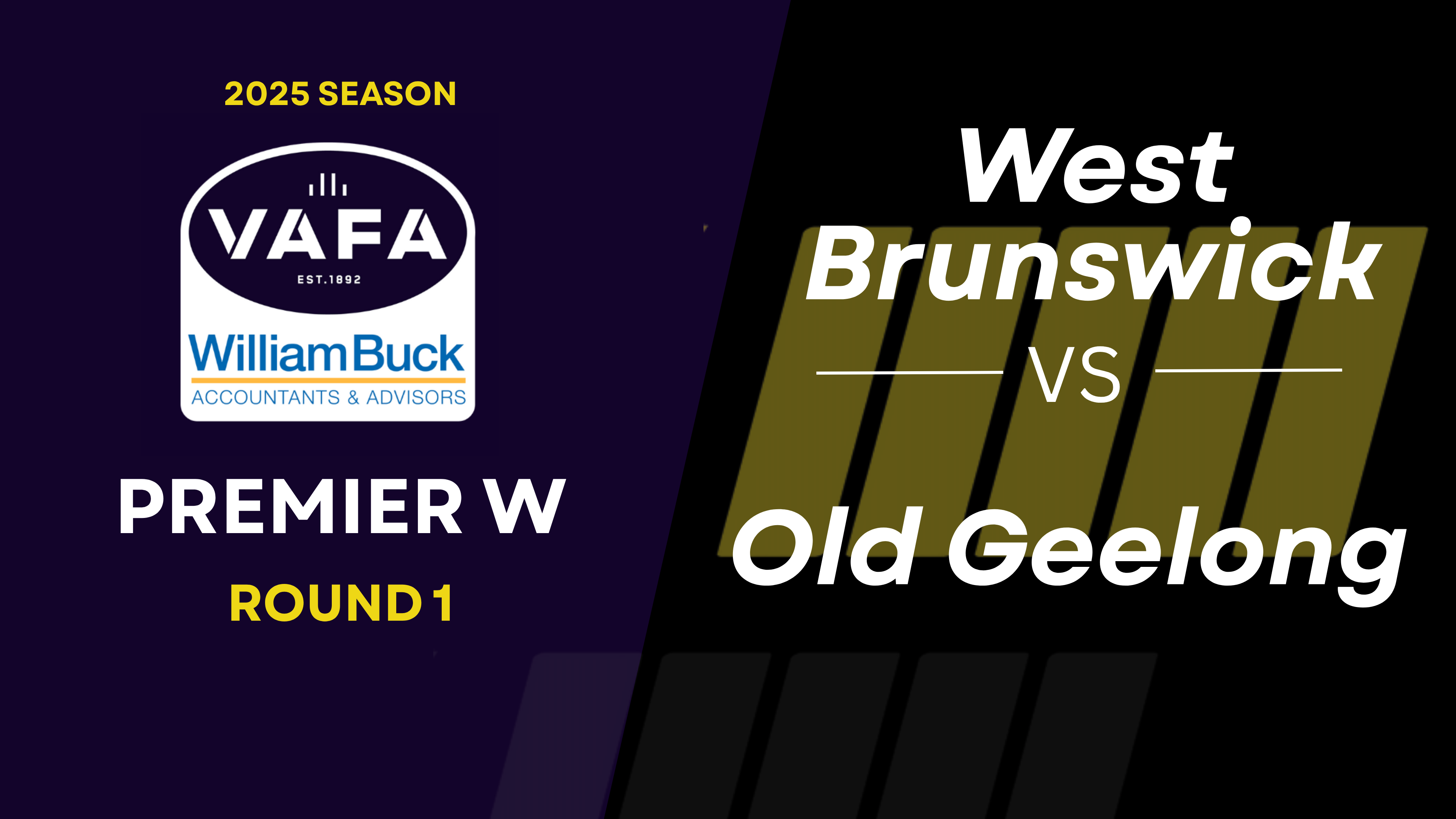 RD1 PREM W West Brunswick vs.Old Geelong