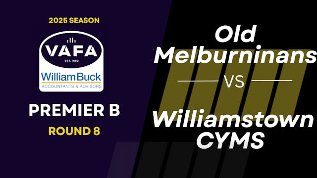 RD8 PREM B Old Melburninans vs.Willia...