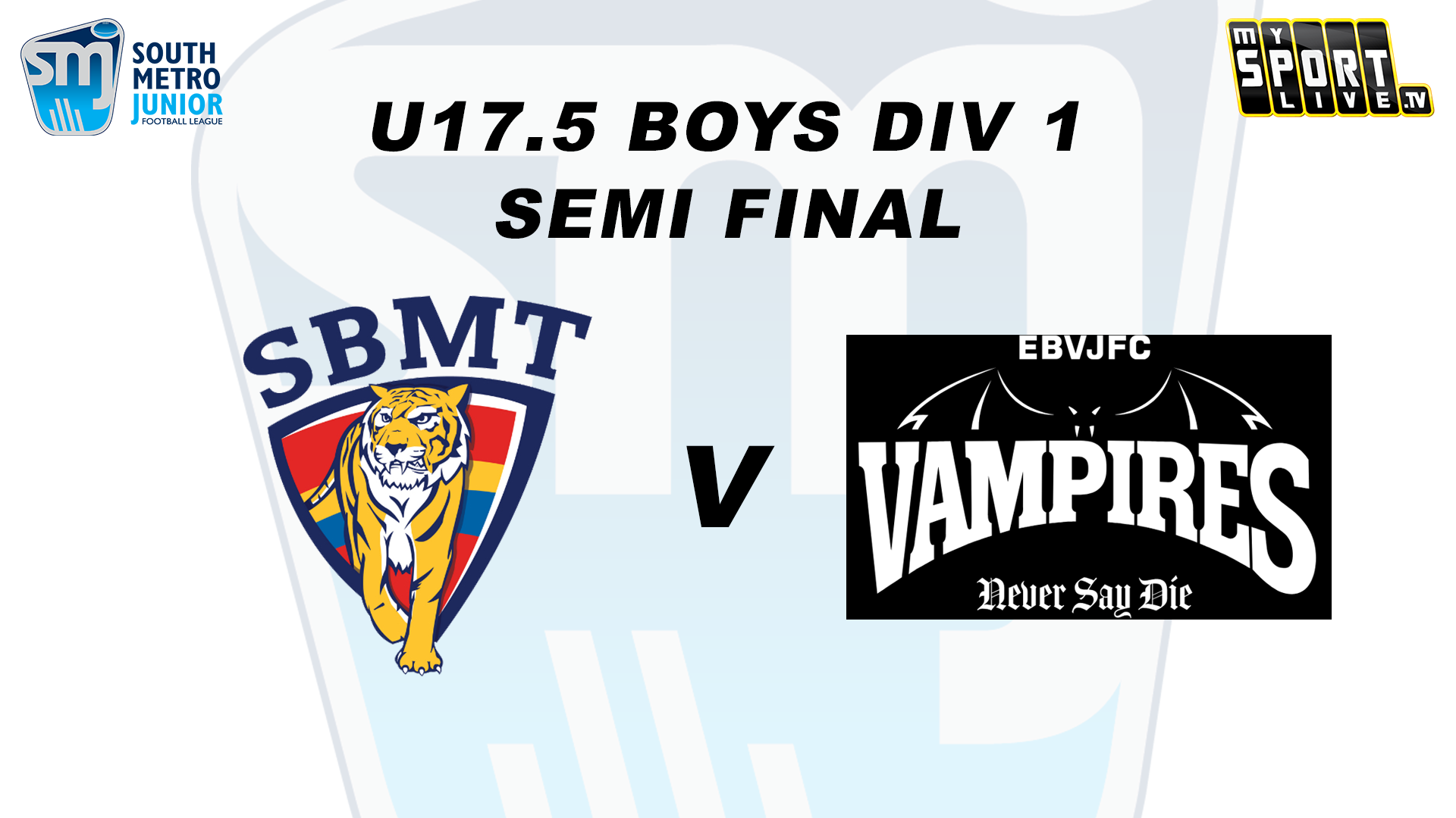 2024 U17.5 Boys Div 1 Semi Final SBMT v East Brighton Vampires