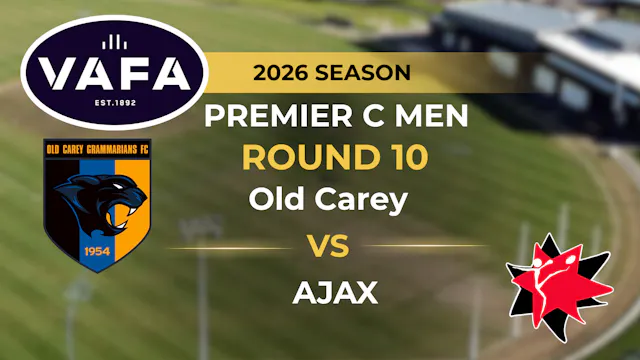 VAFA 2026 R10 PREM B Men's Old Carey ...