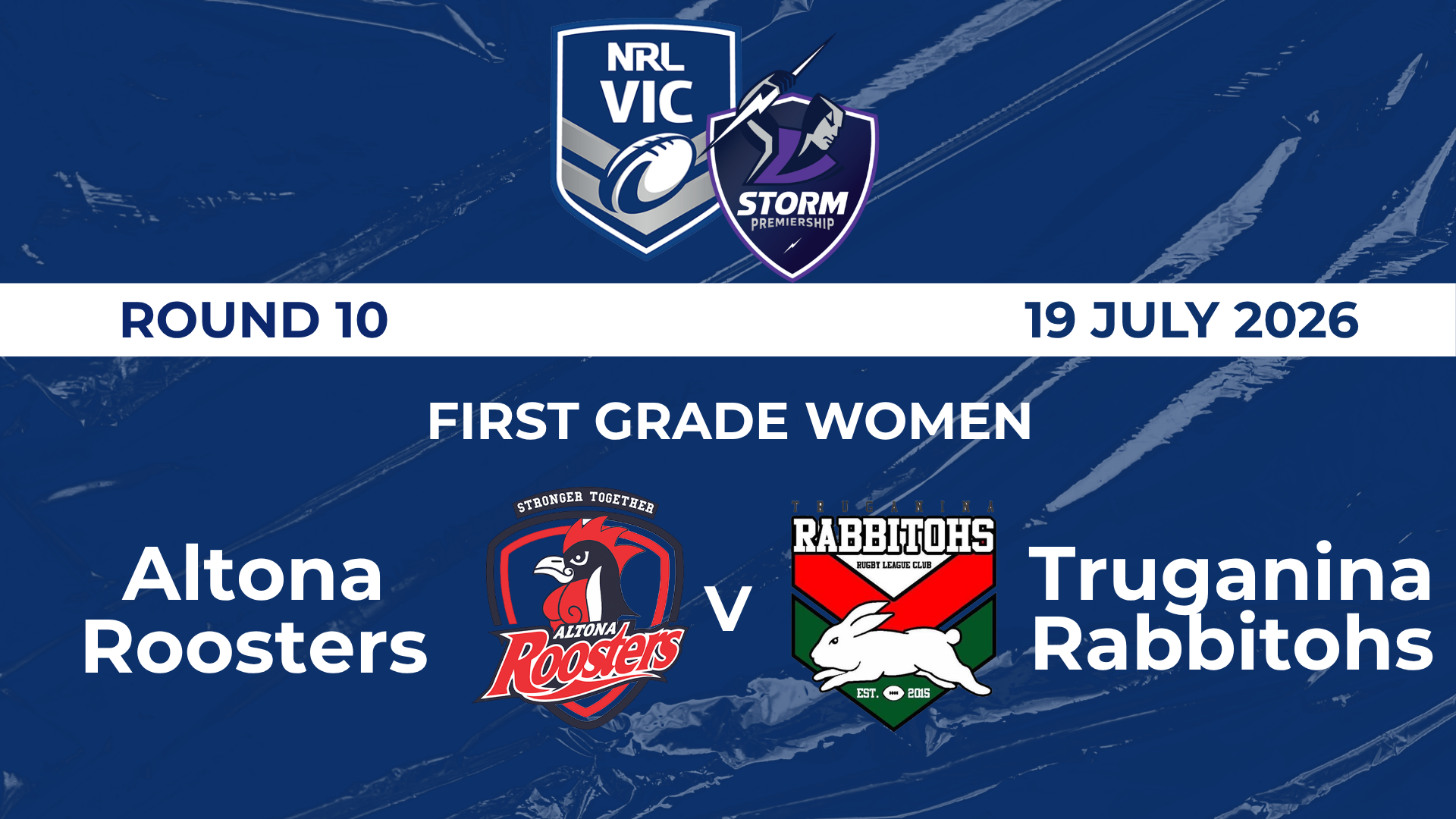 NRL R10: FGW- Altona Roosters v Truganina Rabbitohs
