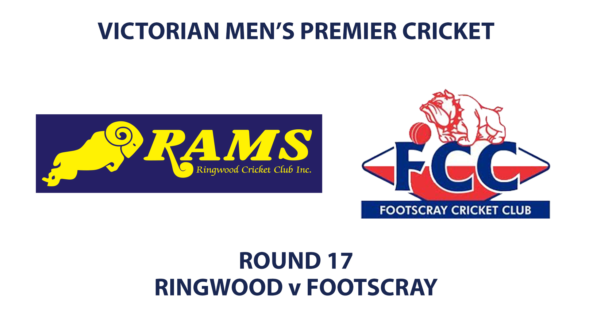 R17: Ringwood v Footscray - Men's Premier Cricket - INNINGS 2