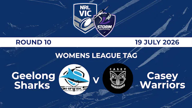 H2 2026 R10 Womens League Tag Geelong...