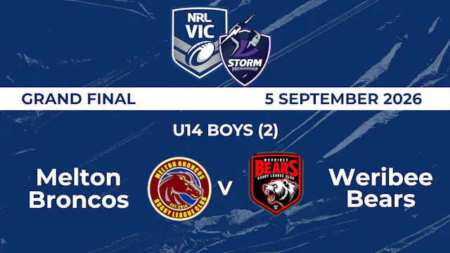 H2 2026 GF PREM U14 Boys (2) Melton B...