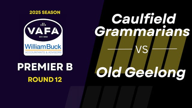 RD12 PREM B Caulfield Grammarians vs....