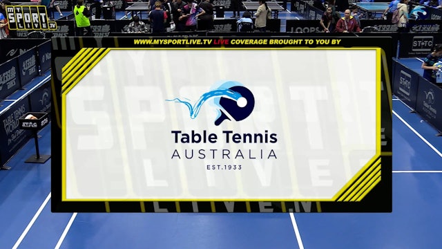 Day 3 U13 Mixed Doubles - S. So (SA) & L. Zhang (NSW) v J. Huang & E. Yu