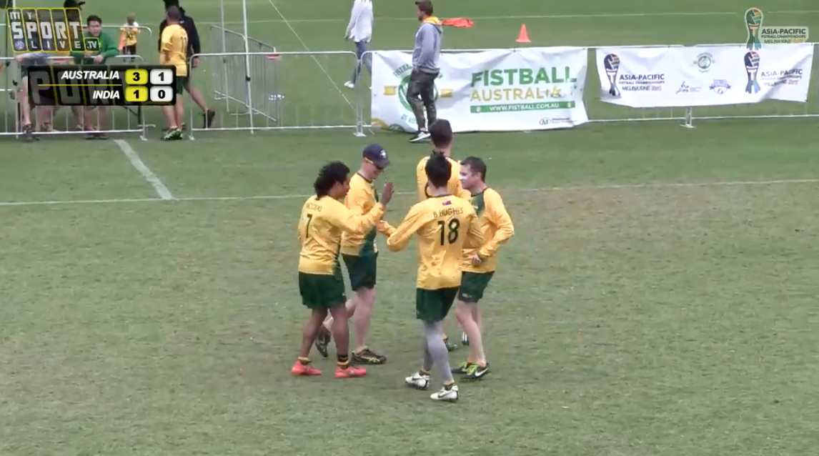 2018 Asia-Pacific Fistball Championships AUS VS INDIA MENS