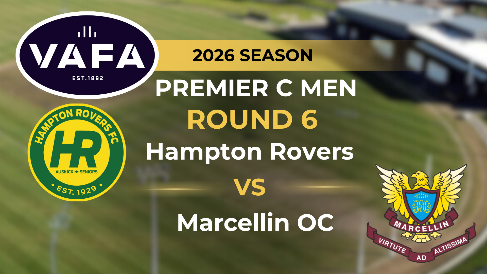 VAFA 2026 R6 PREM C Men’s Hampton Rovers V Marcellin OC