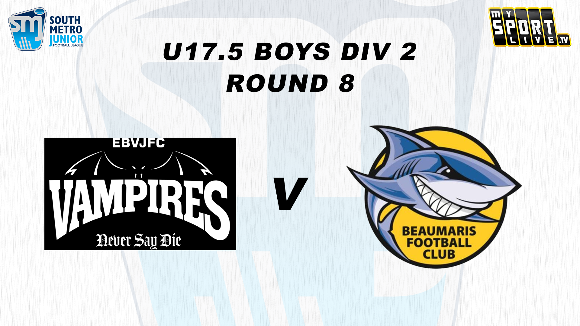 2025 SMJFL RD8 U17.5 Boys Div 2 East Brighton Vampires vs. Beaumaris 