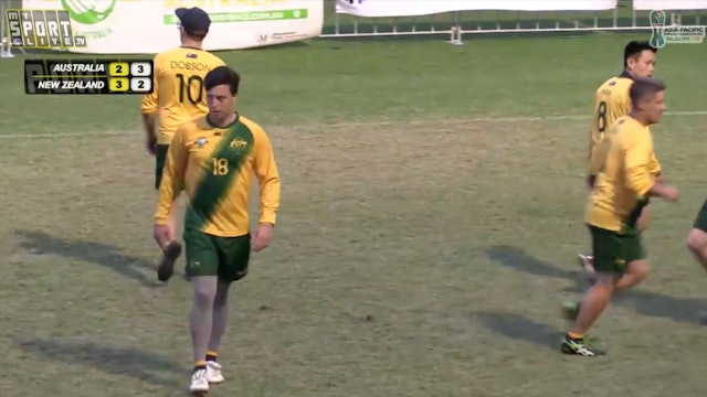 2018 Asia-Pacific Fistball Championships AUS VS NZ MENS FINAL