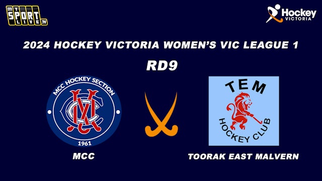 2024 HV Women's Vic League 1 RD9 - MCC v Toorak East Malvern