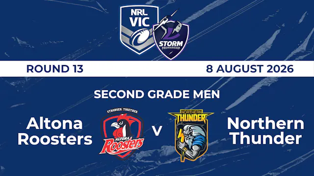 NRL R13: SGM - Altona Roosters v Nort...