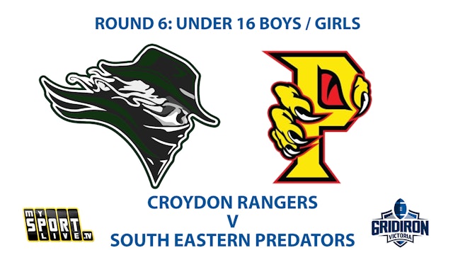 R6: GV U16 Boys / Girls - Rangers v Predators