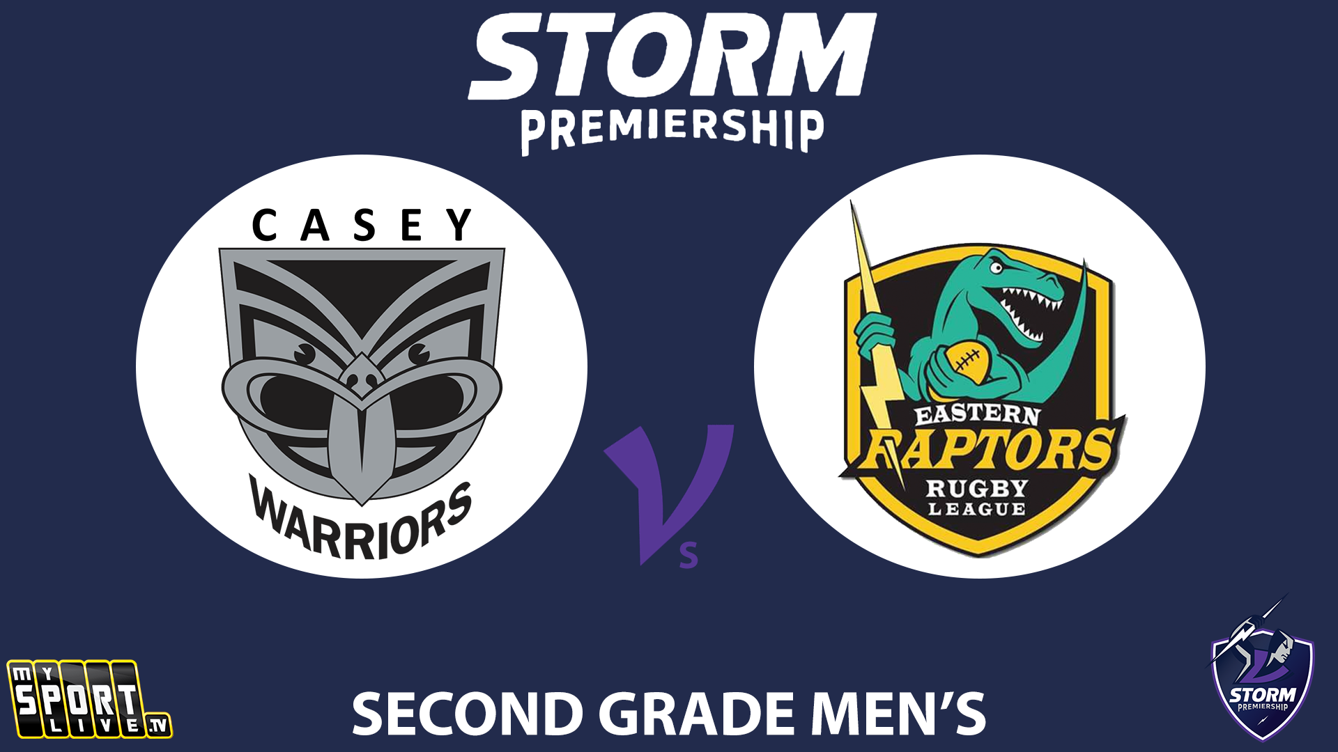 2025 NRL VIC RD1: 2nd Grade Men Casey Warriors v Eastern Raptors