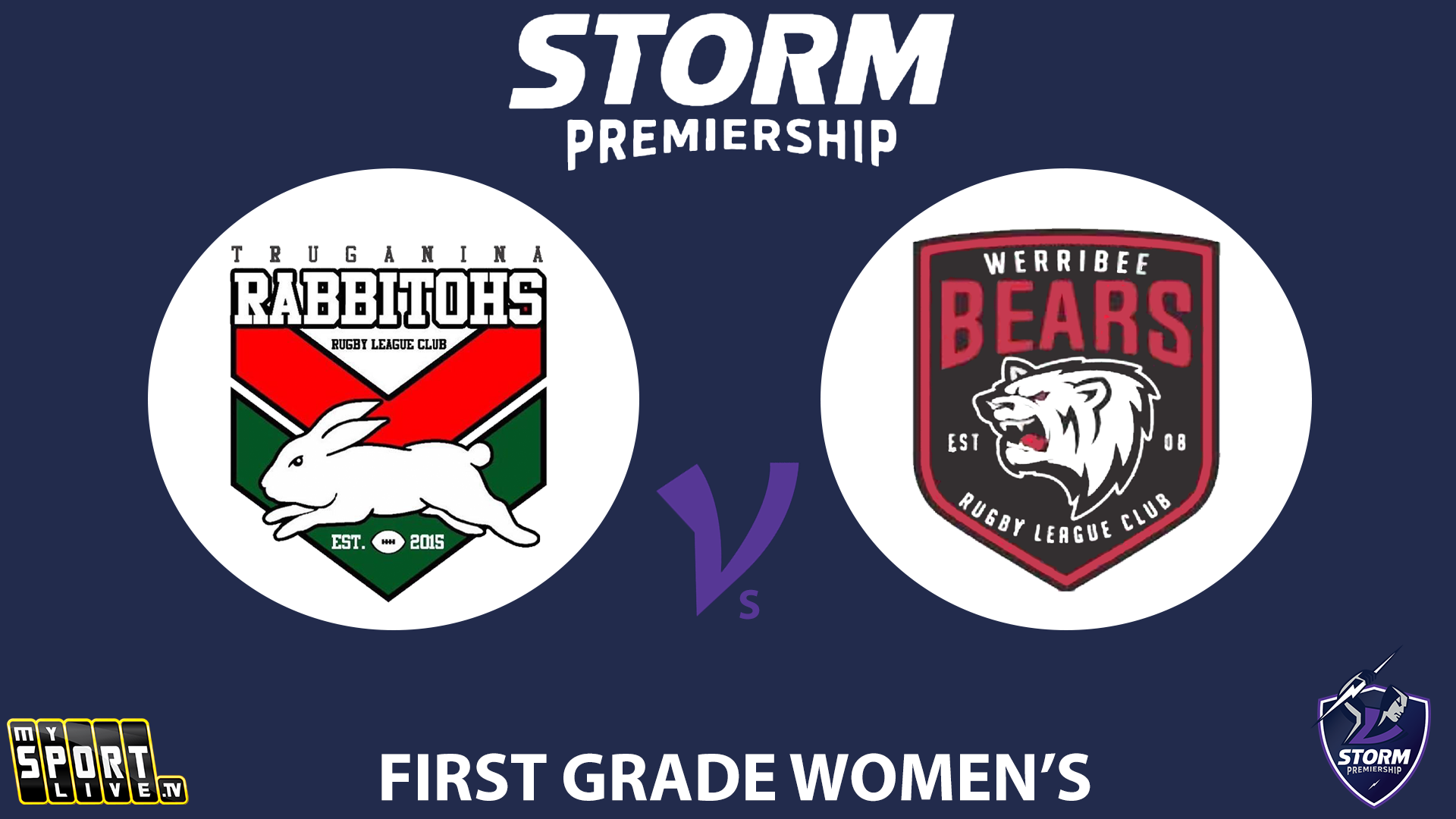 2025 NRL VIC RD5 First Grade Women - Truganina Rabbitohs  vs.Werribee Bears 