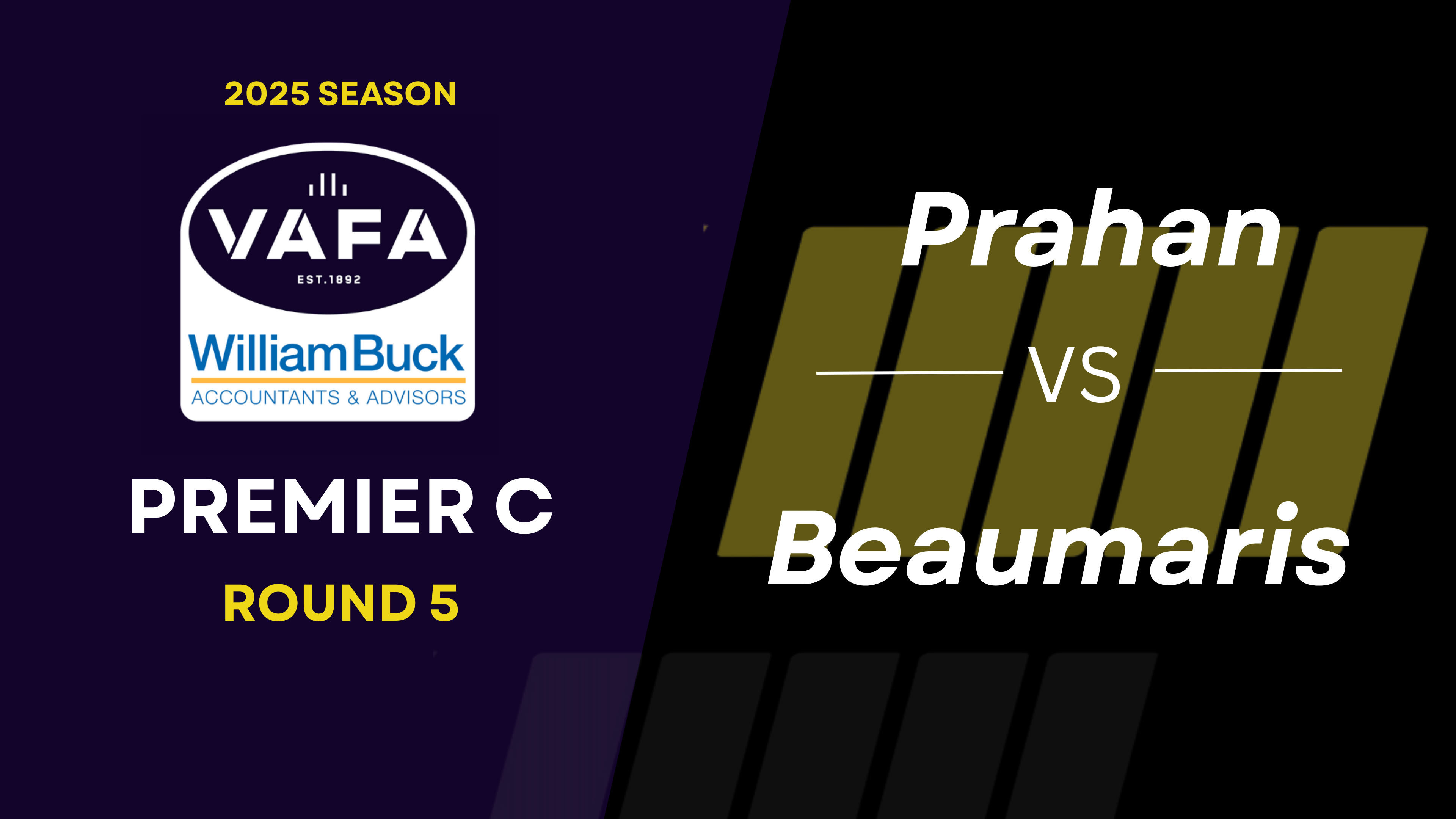 RD5 PREM C Prahan vs.Beaumaris