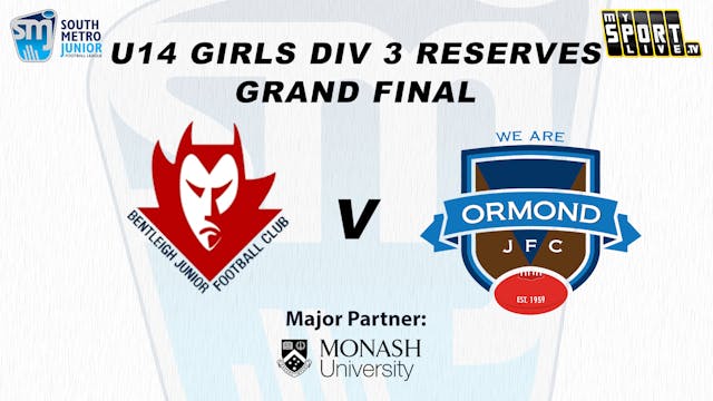 U14 Girls Div 3 Reserves Grand Final ...
