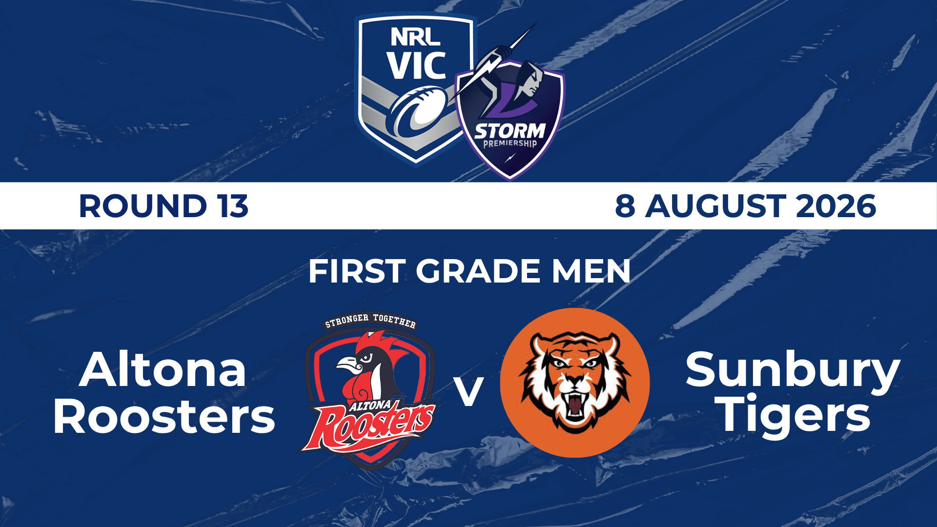 NRL R13: FGM - Altona Roosters v Sunbury Tigers