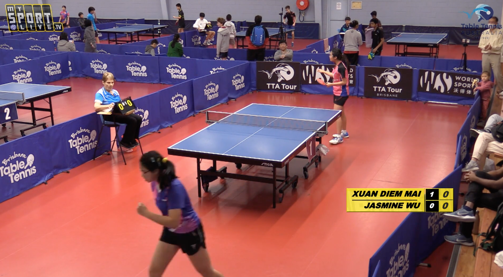 U15 Girls' Singles: Xuan Diem Mai vs. Jasmine Wu