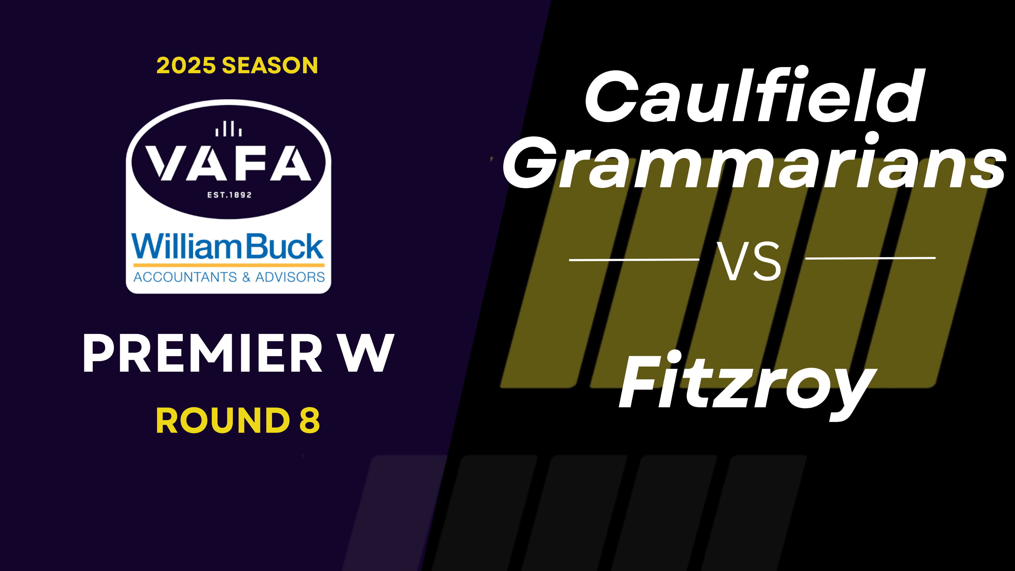 RD8 PREM W Caulfield Grammarians vs.Fitzroy