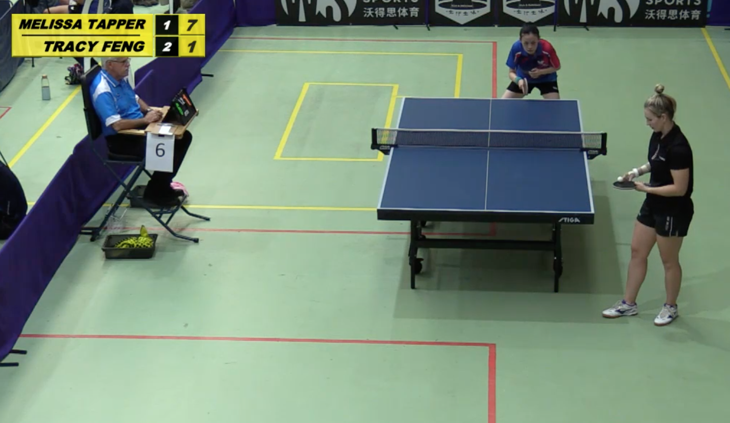 Melissa Tapper v Tracy Feng - Women's Singles Semi Final