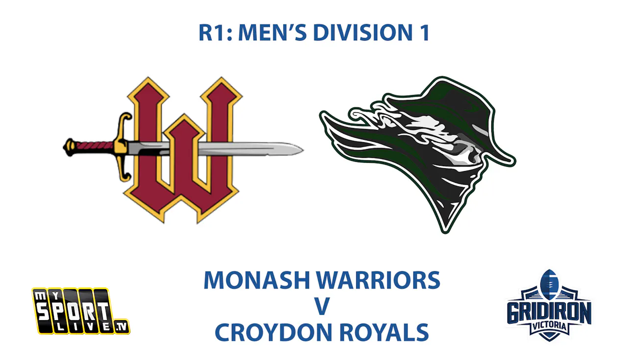 R1: Men's Division 1 - Monash Warriors vs Croydon Rangers - 2021 / 2022 ...