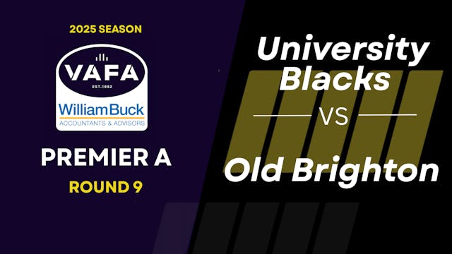 RD9 PREM A University Blacks vs.Old B...