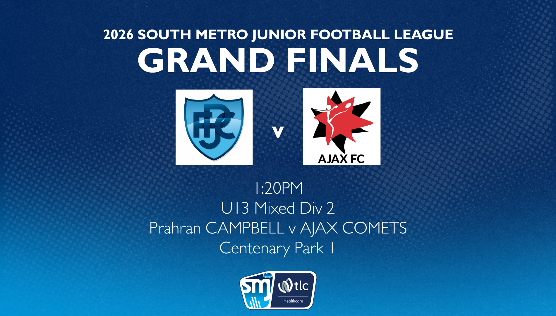 SMJFL GF: U13 Mixed Div 2 - Prahran v AJAX