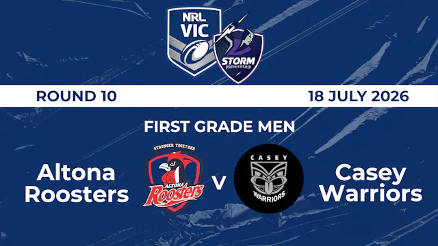 H2 RD10 First Grade Men - Altona Roos...