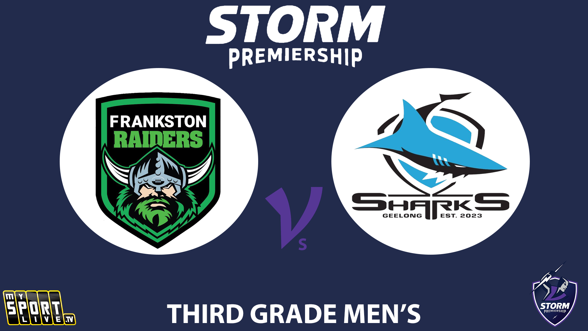 H1 2025 RD13 Third Grade Men Frankston Raiders vs. Geelong Sharks