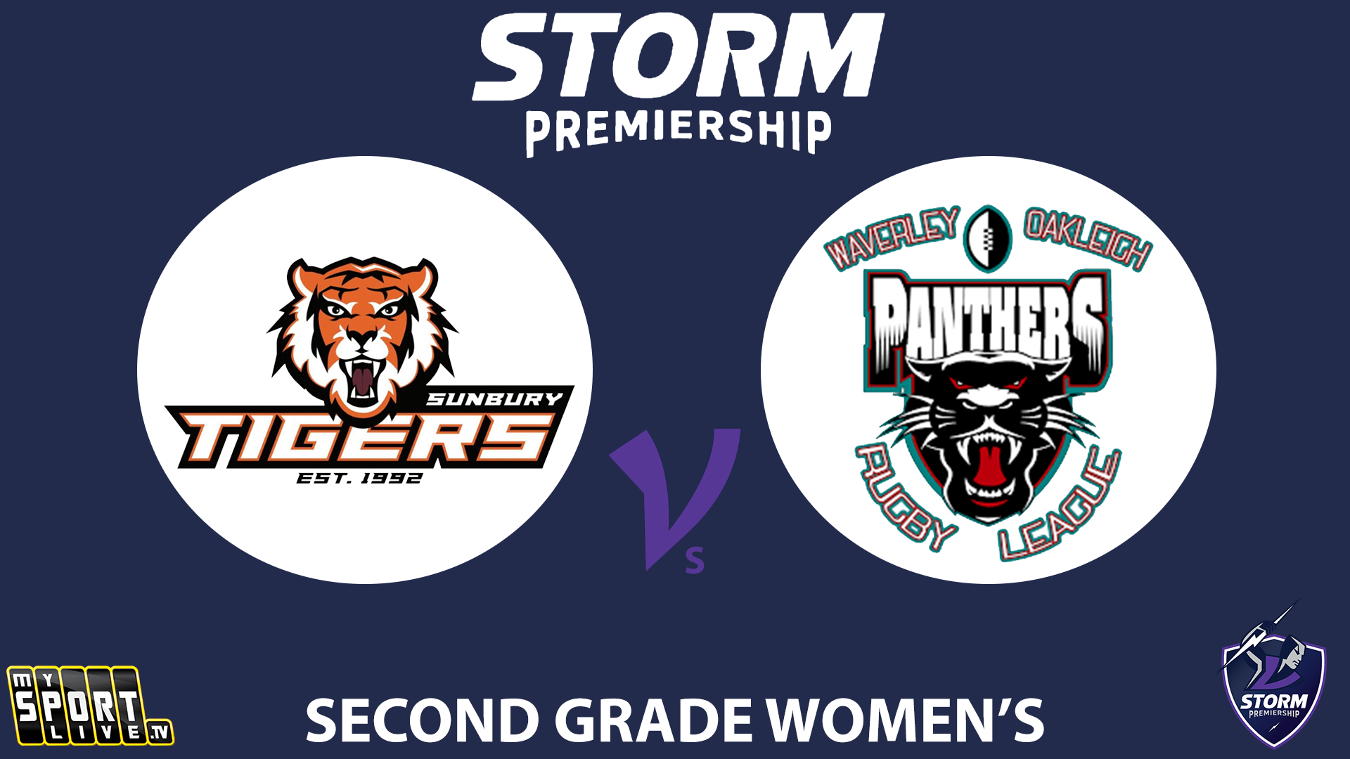 H2 2025 RD15 Second Grade Women - Sunbury Tigers vs. Waverley Panthers