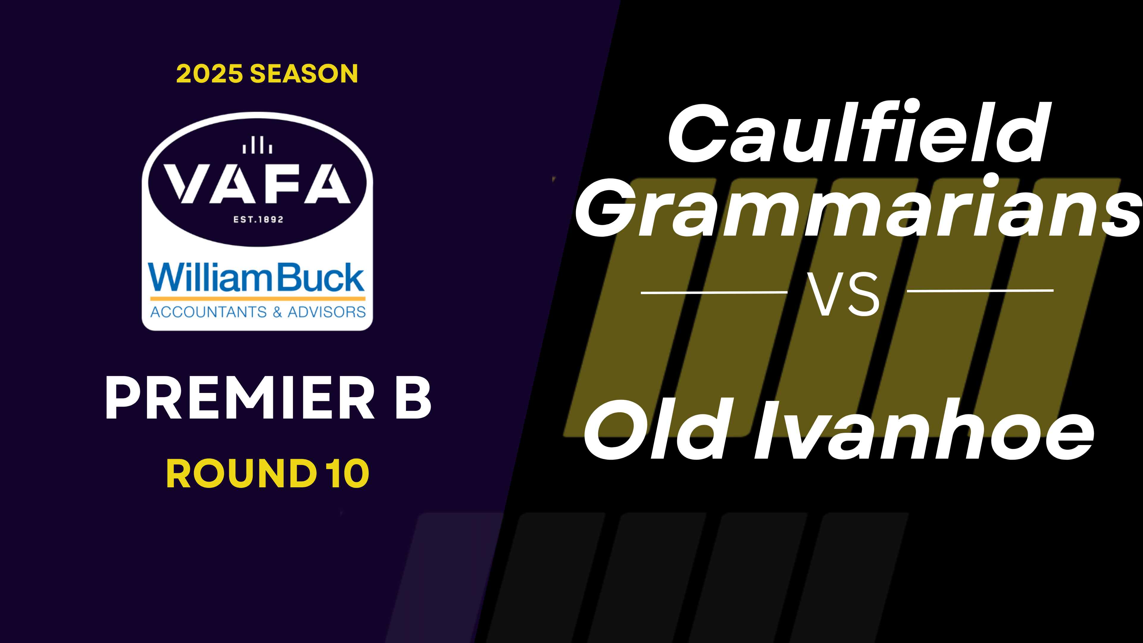 RD10 PREM B Caulfield Grammarians vs. Old Ivanhoe