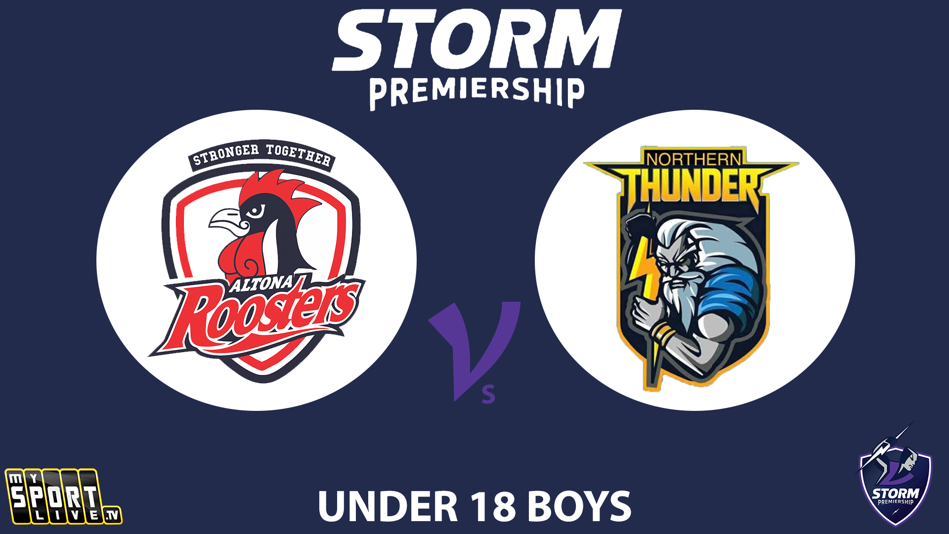 H2 2025 GF Under 18s Boys (1) - Altona Roosters vs. Northern Thunder