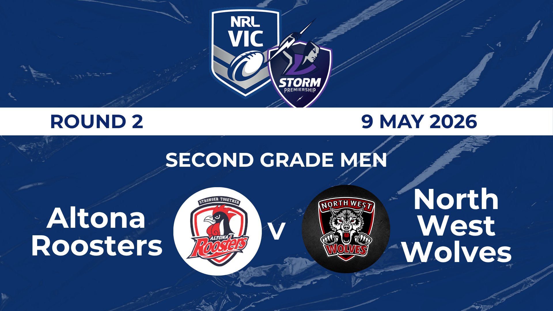 H1 2026 R2 SGM Altona Roosters V North West Wolves