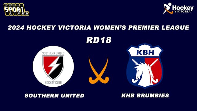 2024 HV Women's Premier League RD18 - Southern United v KHB Brumbies