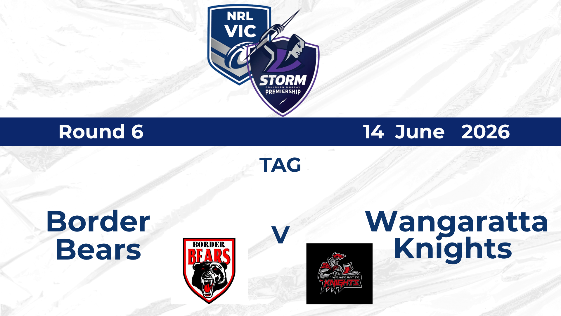 H2 2026 TAG Womens Bears Vs Knights