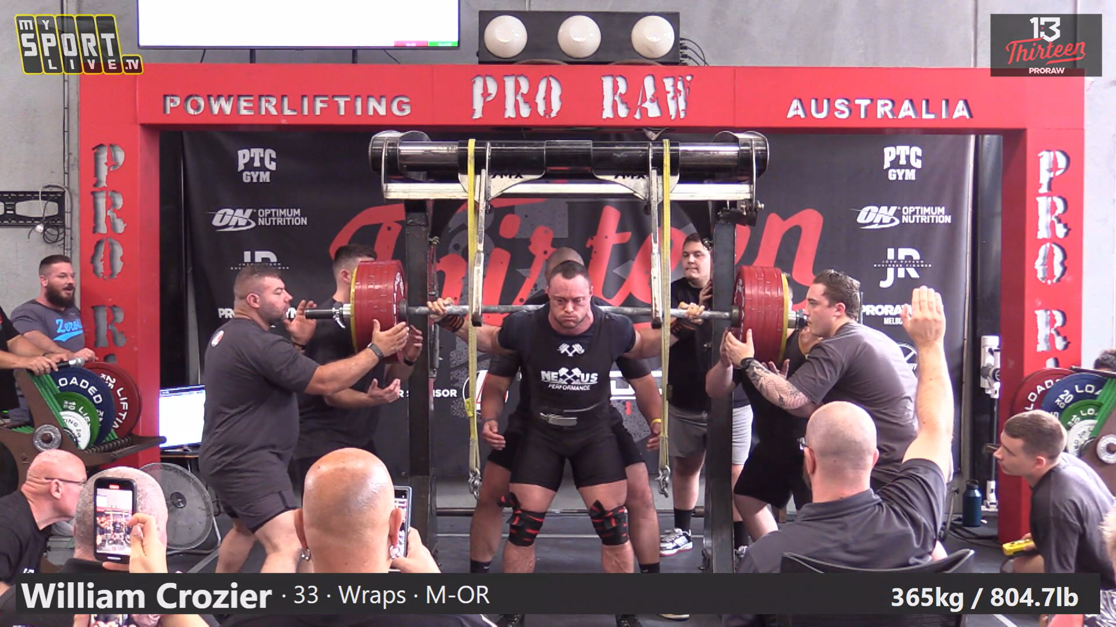 ProRaw 13 - William Crozier Total 935kg / 2061.3lb Lift