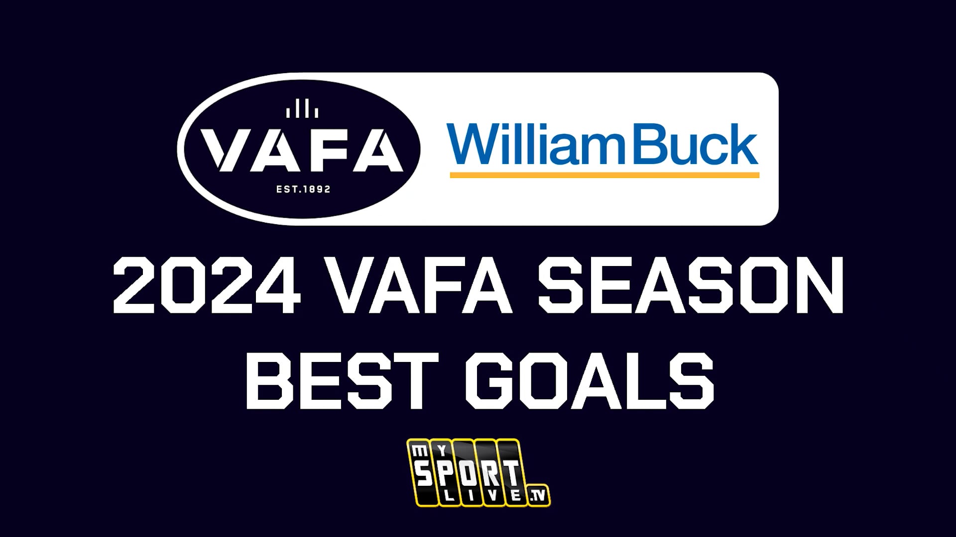 2024 VAFA Best Goals Highlights