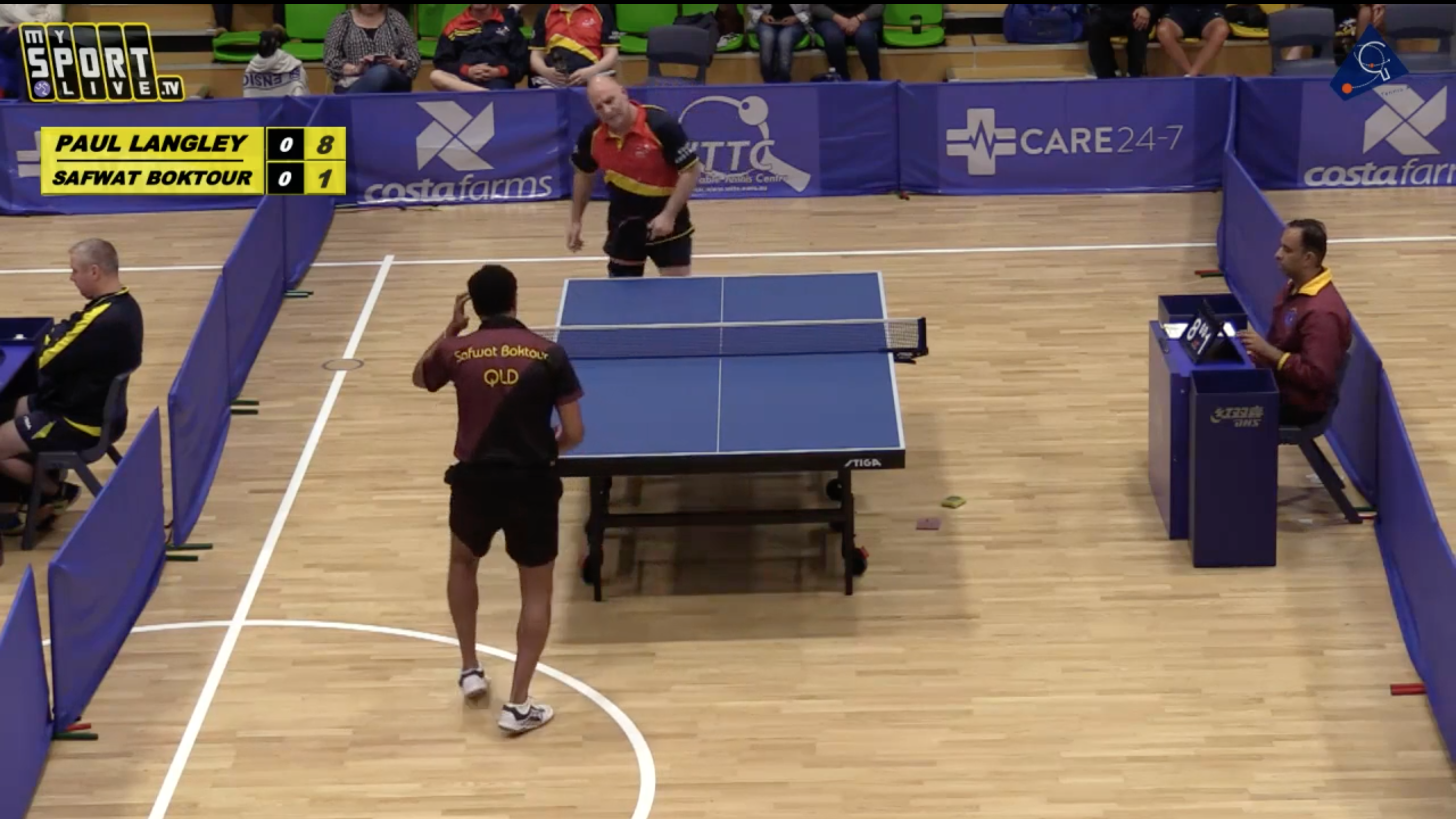 Table 1 - WED: 2019 Australian Veterans TT Championships