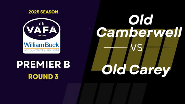 RD3 PREM B Old Camberwell vs. Old Carey