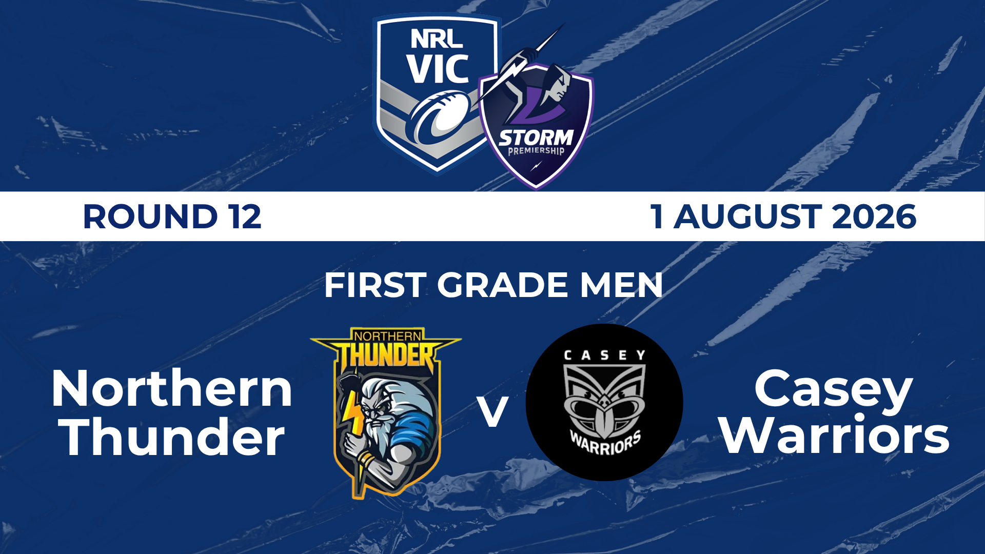 NRL R12: FGM - Northern Thunder v Casey Warriors