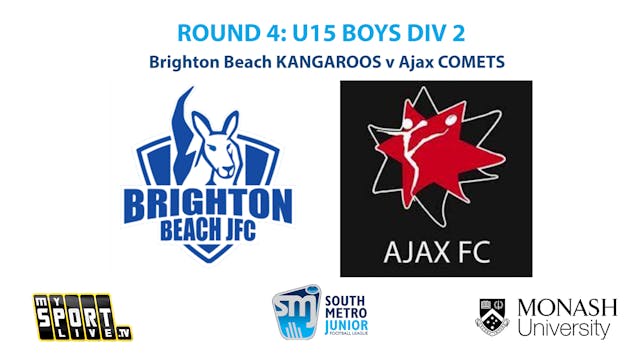 R4: U15 Boys Div 2 - Brighton Beach v...