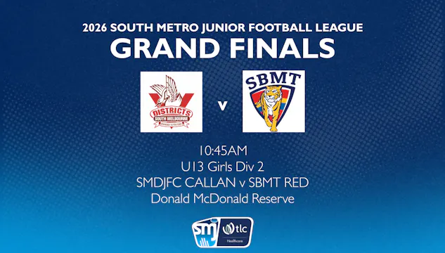 SMJFL GF: U13 Girls Div 2