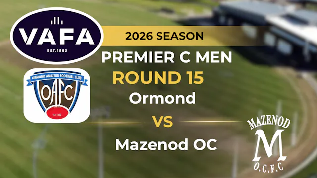 VAFA 2026 R15 PREM C Men's Ormond V M...
