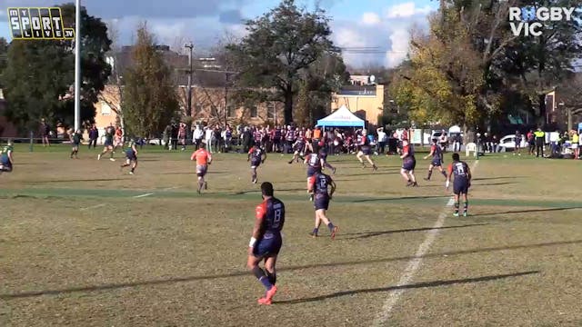 2022 RUGBY VIC RD8 DEWAR SHIELD - Mel...