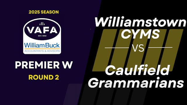 RD2 PREM W Williamstown CYMS vs.Caulf...