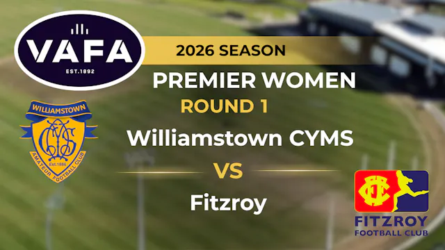 VAFA 2026 R1 PREM Women's Williamstow...