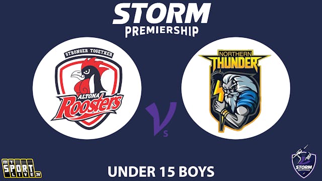 H2 2024 QF U15 Boys: Altona Roosters ...